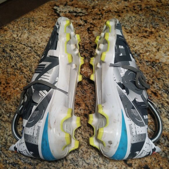 Adidas Gamemode FG GV6860 Grey & White Multi Color Soccer Cleats Men's Size 7.5 - Picture 6 of 12
